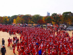 こどもに笑顔賞：Osaka Great Santa Run 2015