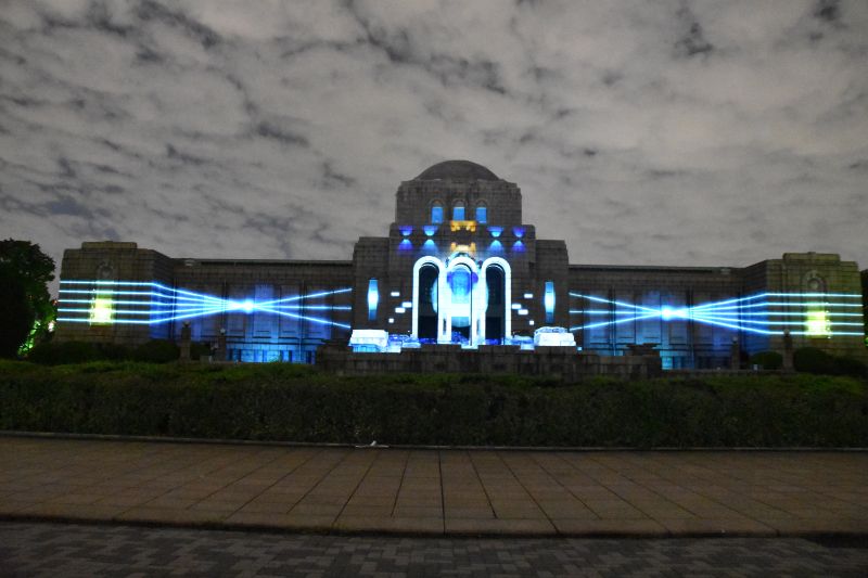 「TOKYO LIGHTS 2022 -プロジェクションマッピング国際大会-」ファイナリスト作品,「結 -yui-」 BBCDesign（Japan）