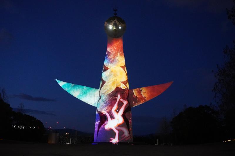 「アート＆サイエンスフェスティバル」,夜間コンテンツ,各日18:30〜21:00,太陽の広場での太陽の塔プロジェクションマッピング
