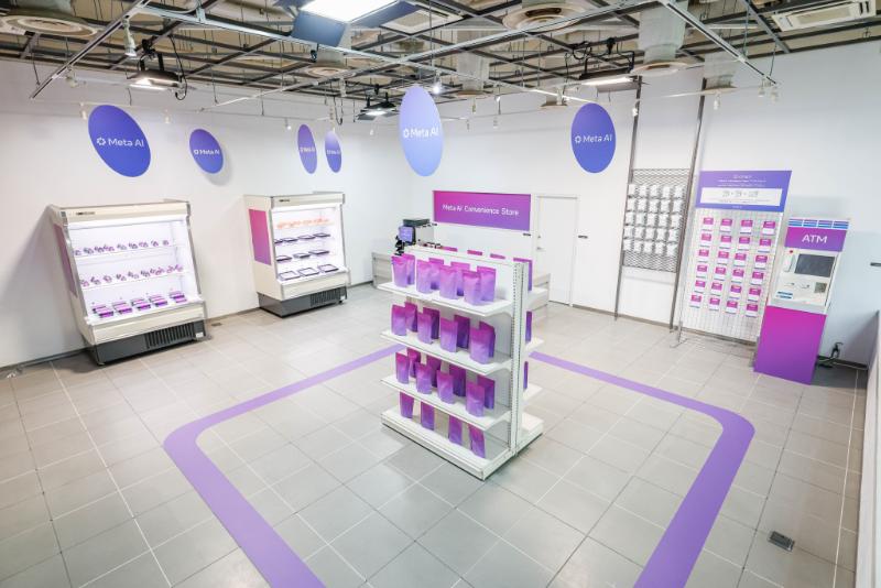 体験型ポップアップ「Meta AI Convenience Store」