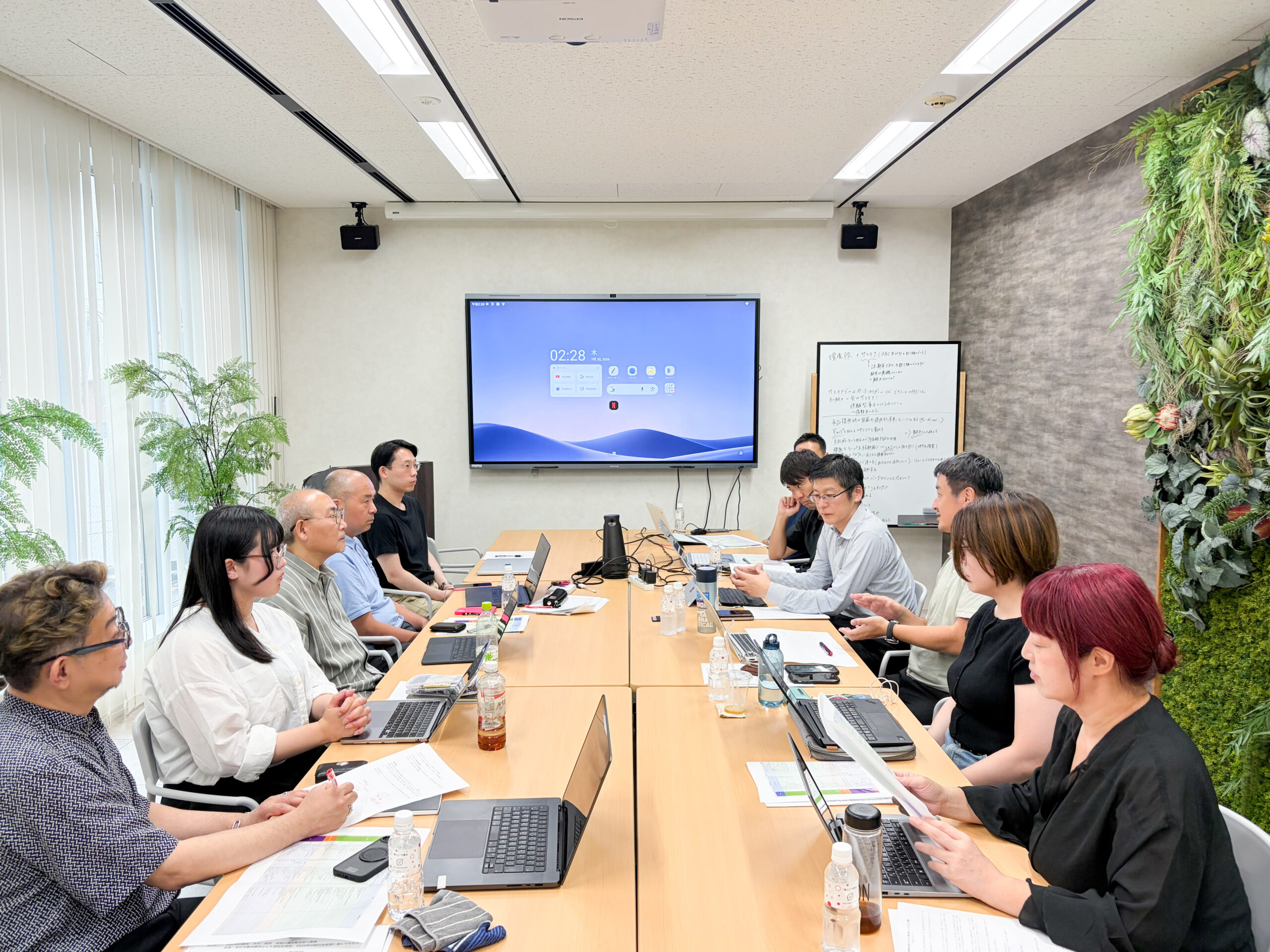 ジールアソシエイツによる模擬企画会議後にはJACEサステナビリティ委員会との意見交換が行われた