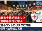 「麻布十番納涼まつり」食中毒事件に見る、食イベントのリスクとその対策——保険・法規制の実務ポイント