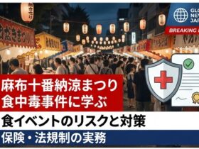 「麻布十番納涼まつり」食中毒事件に見る、食イベントのリスクとその対策——保険・法規制の実務ポイント