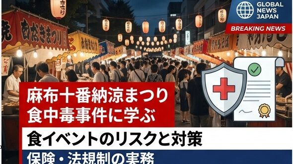 「麻布十番納涼まつり」食中毒事件に見る、食イベントのリスクとその対策——保険・法規制の実務ポイント