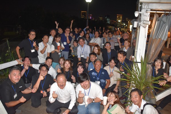 日本展示会協会 会員交流委員会 BBQ懇親会 交流会 集合写真